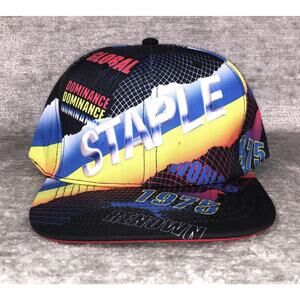Staple World Renown Pigeon Brand 1975 Graphic Snapback Hat Cap
